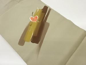 手描き金彩抽象模様名古屋帯